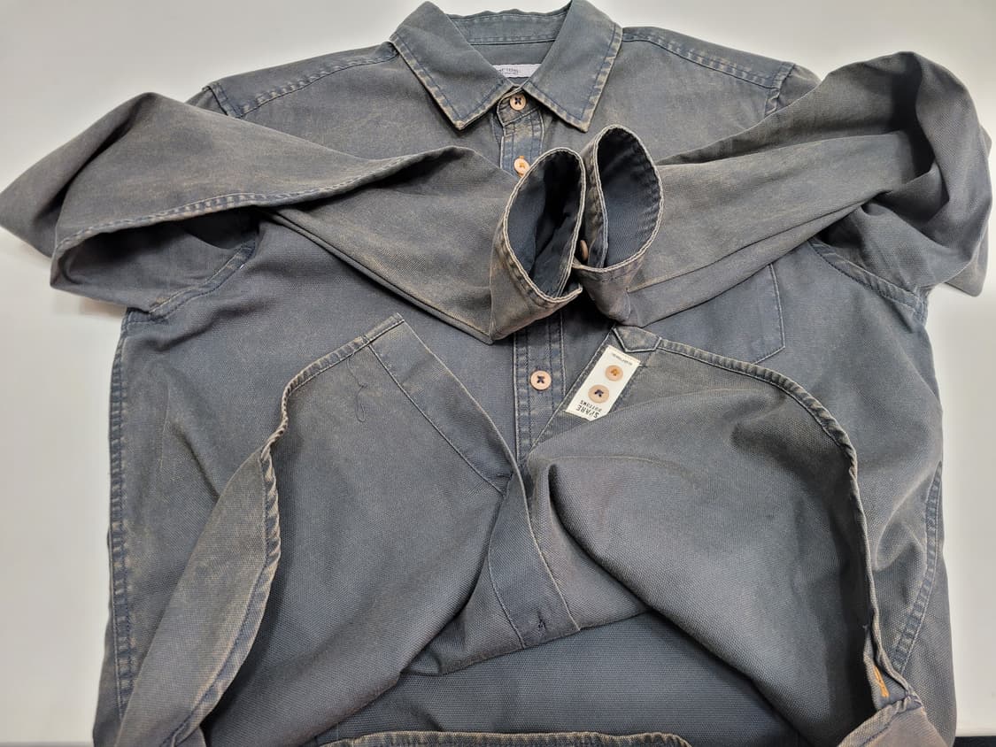 Series 시리즈 가먼트다잉 네츄럴 워싱 셔츠 / 남 95 BL
 상품이미지7