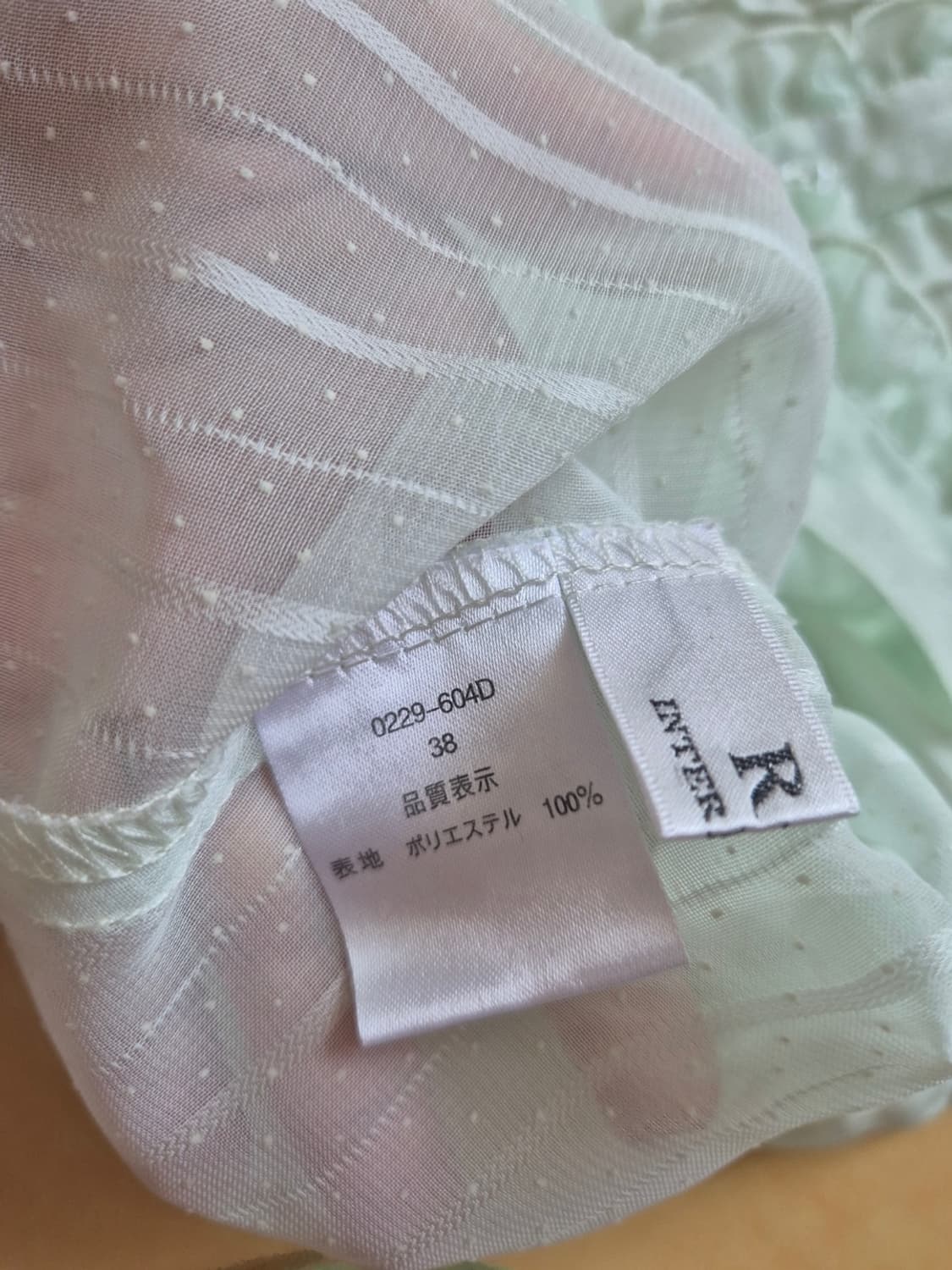 🌿 일본 빈티지샵 시스루 레이스 블라우스 상품이미지7