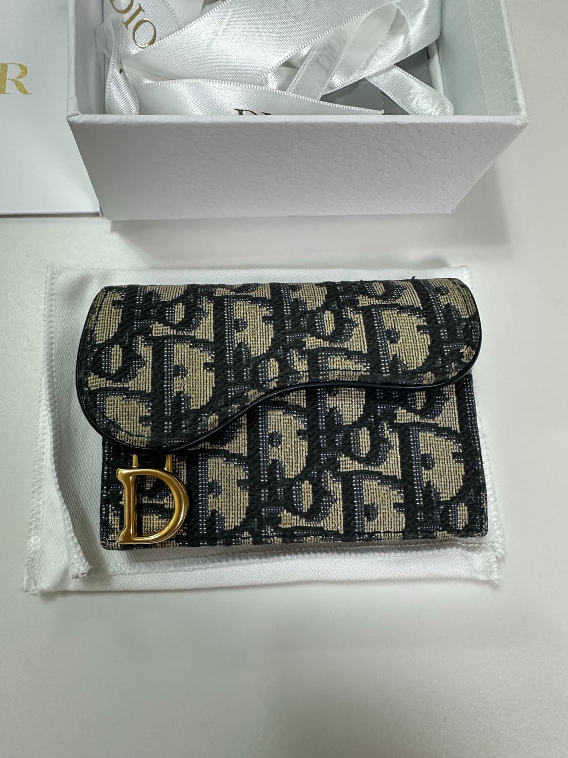 디올 오블리크 새들 카드지갑 구성품포함!! 상품이미지2