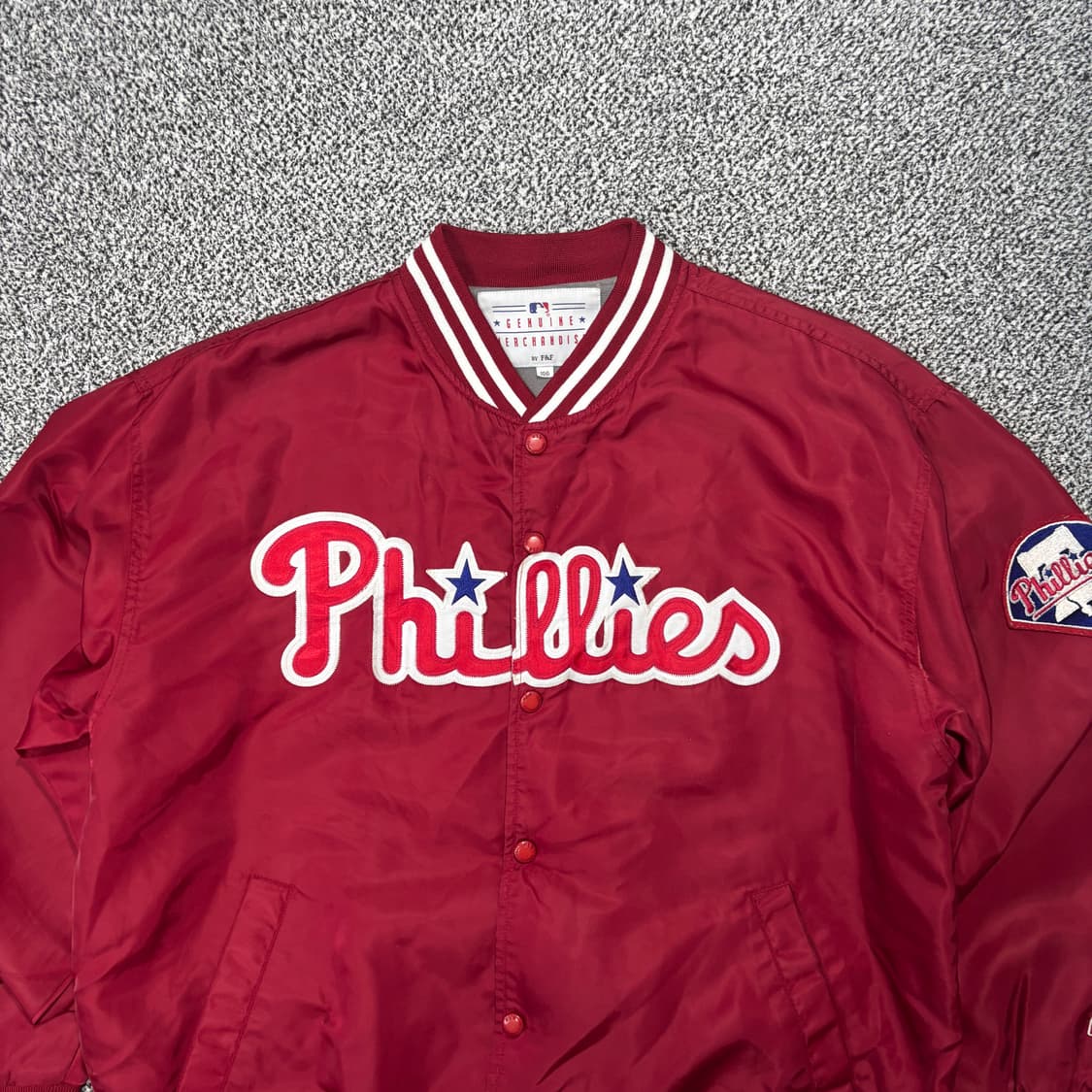 제뉴인 MLB 필라델피아 필리스 바시티 자켓 (100) 상품이미지2