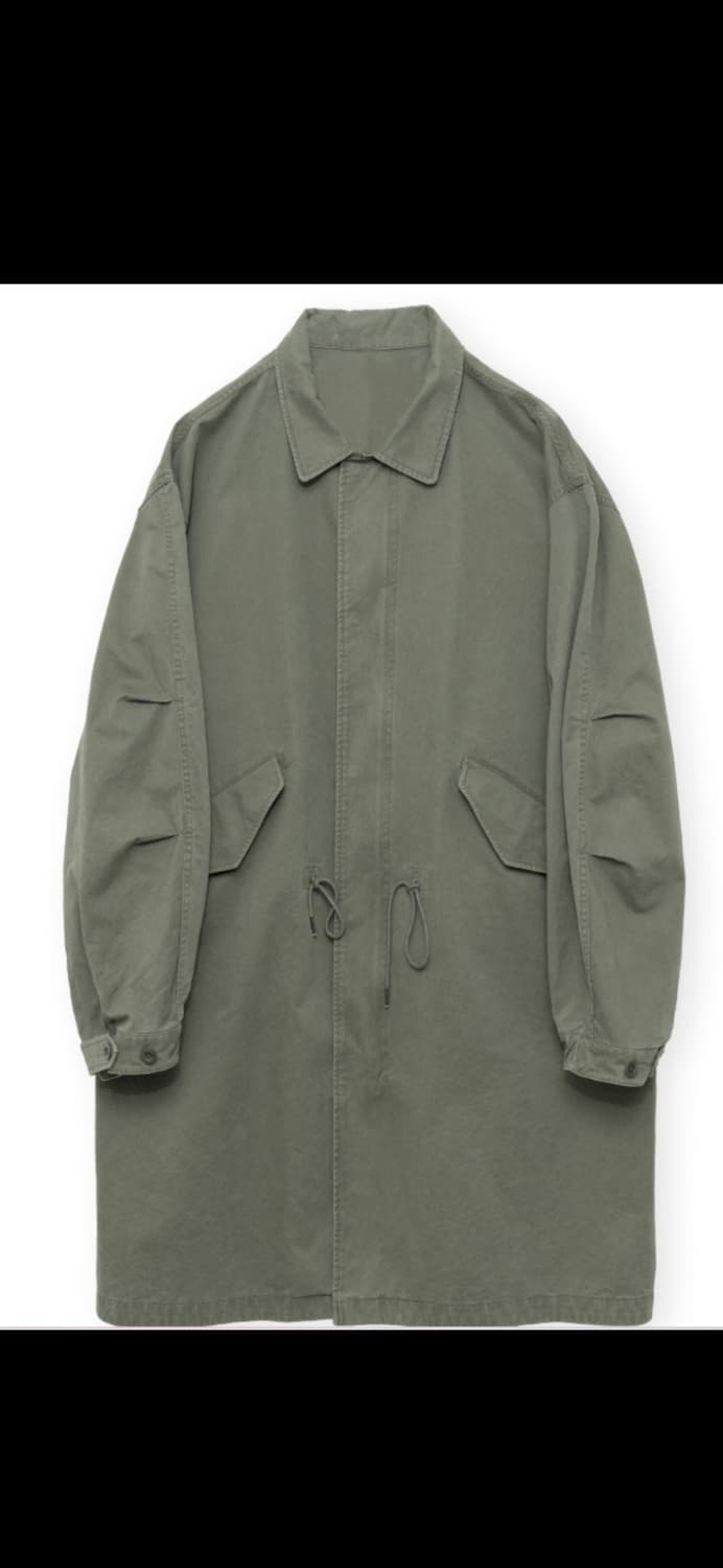브라운야드 워시드 필드코트 4사이즈 올리브그레이   상품이미지1