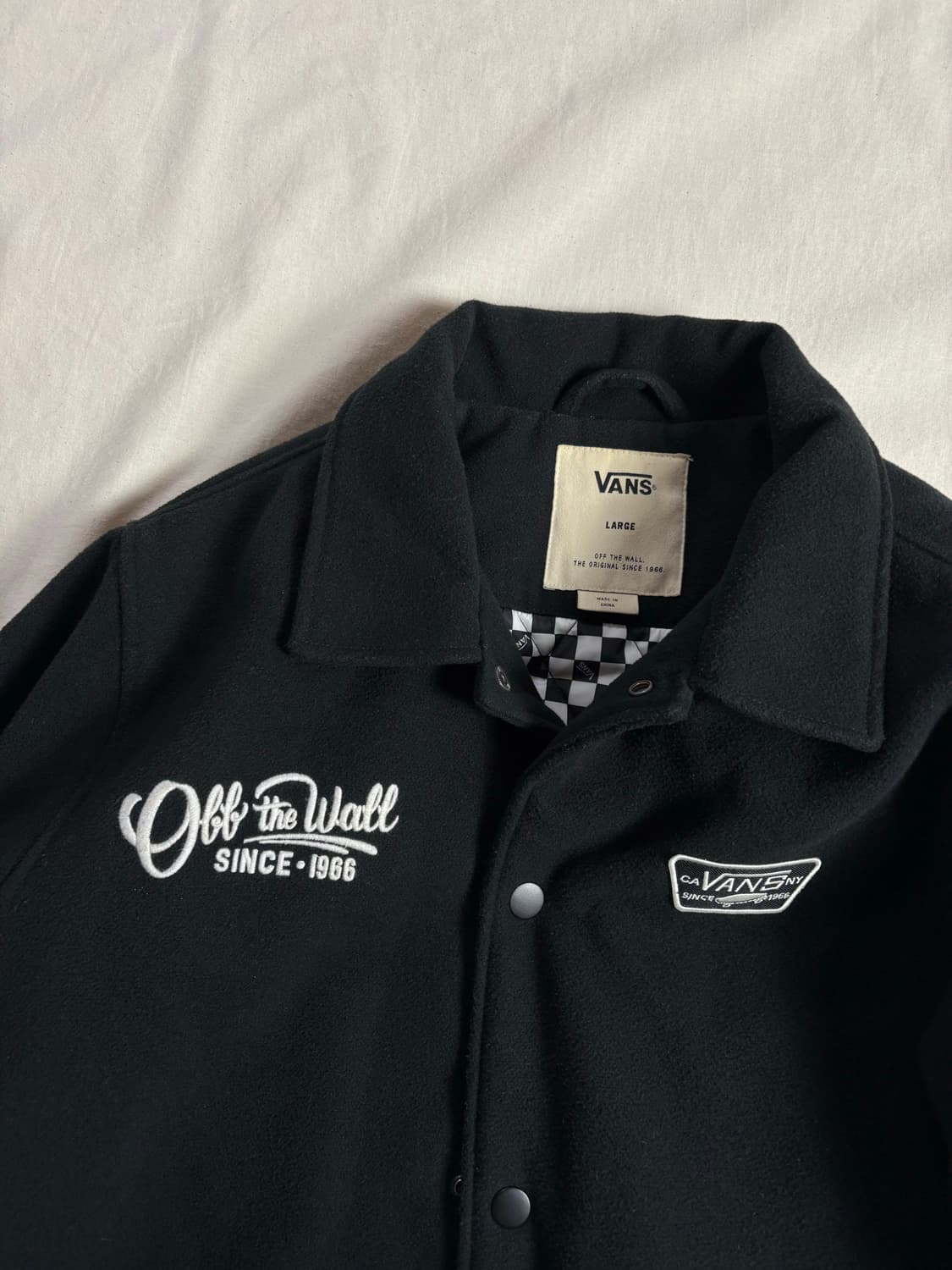 Vans 반스 울 스타디움 자켓 L 상품이미지3