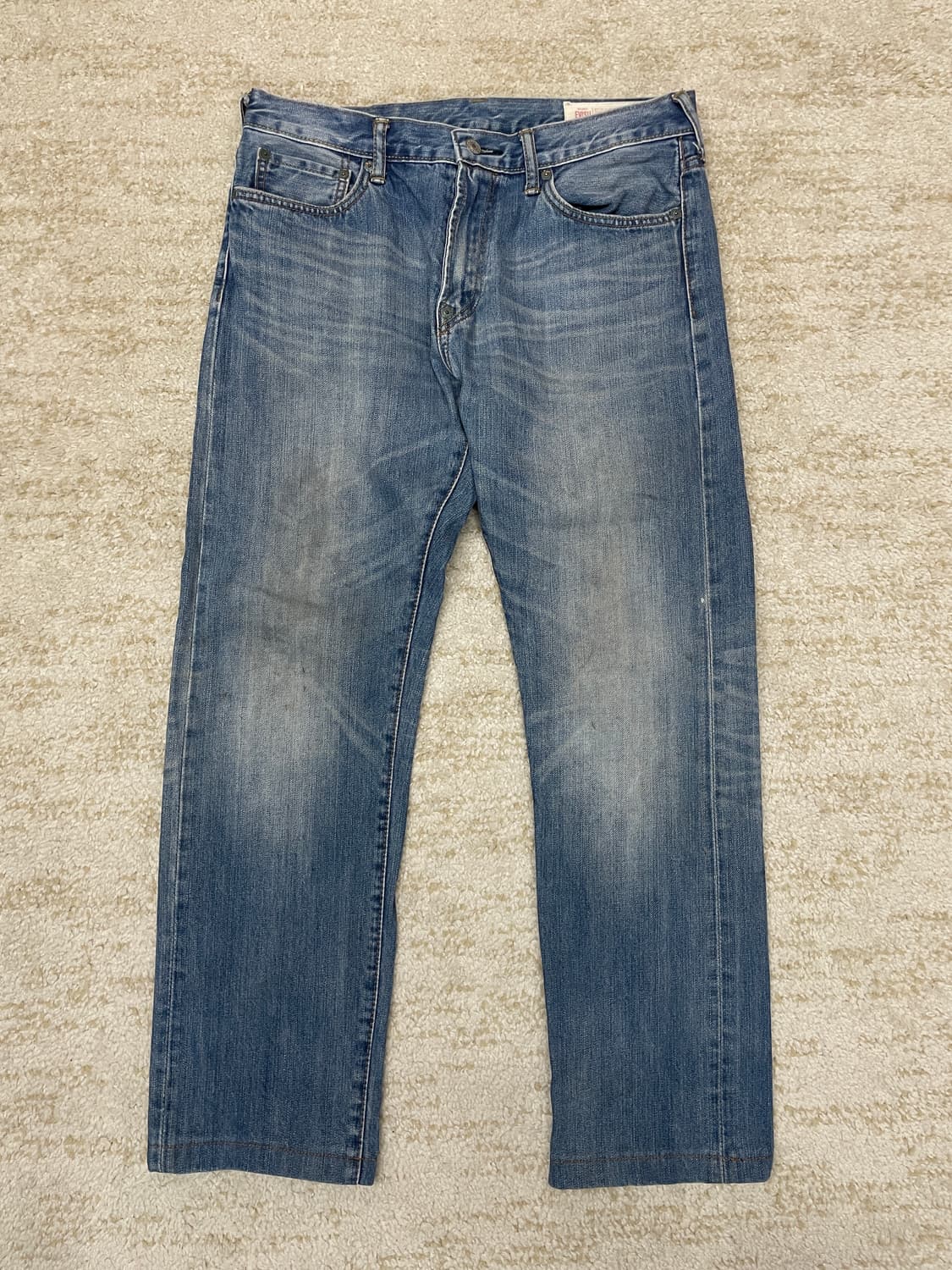 [34x33] Evisu 레인보우 다이콕 데님 진 팬츠 상품이미지1