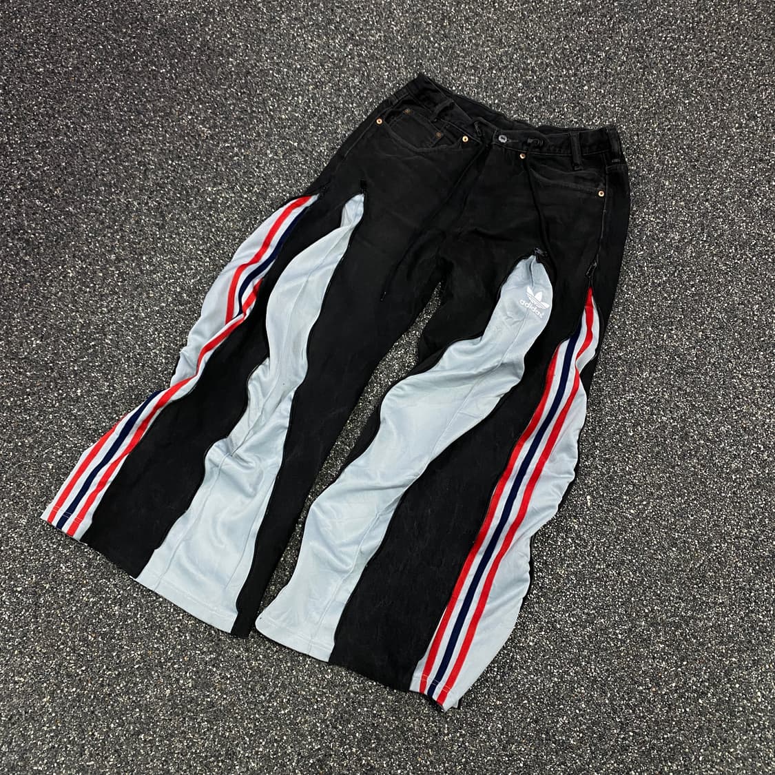 아디다스 커스텀 데님 믹스업 팬츠 B2993 상품이미지2