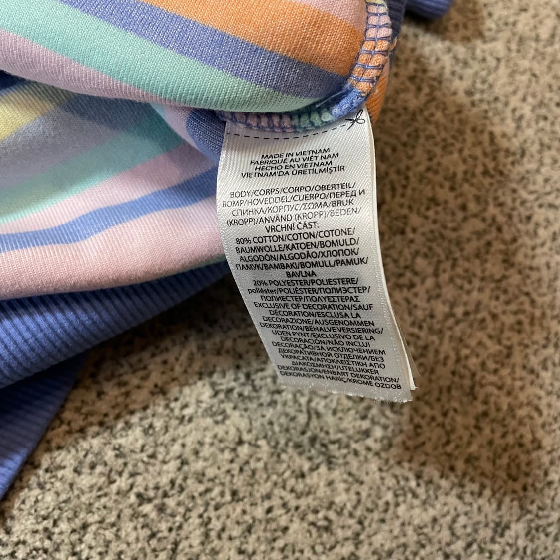 폴로 스트라이프 테리 카라티 상품이미지5