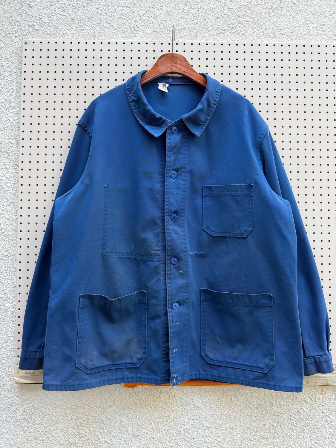 OLD MODEL WASHED BLUE FRENCH 프렌치워크자켓 상품이미지1