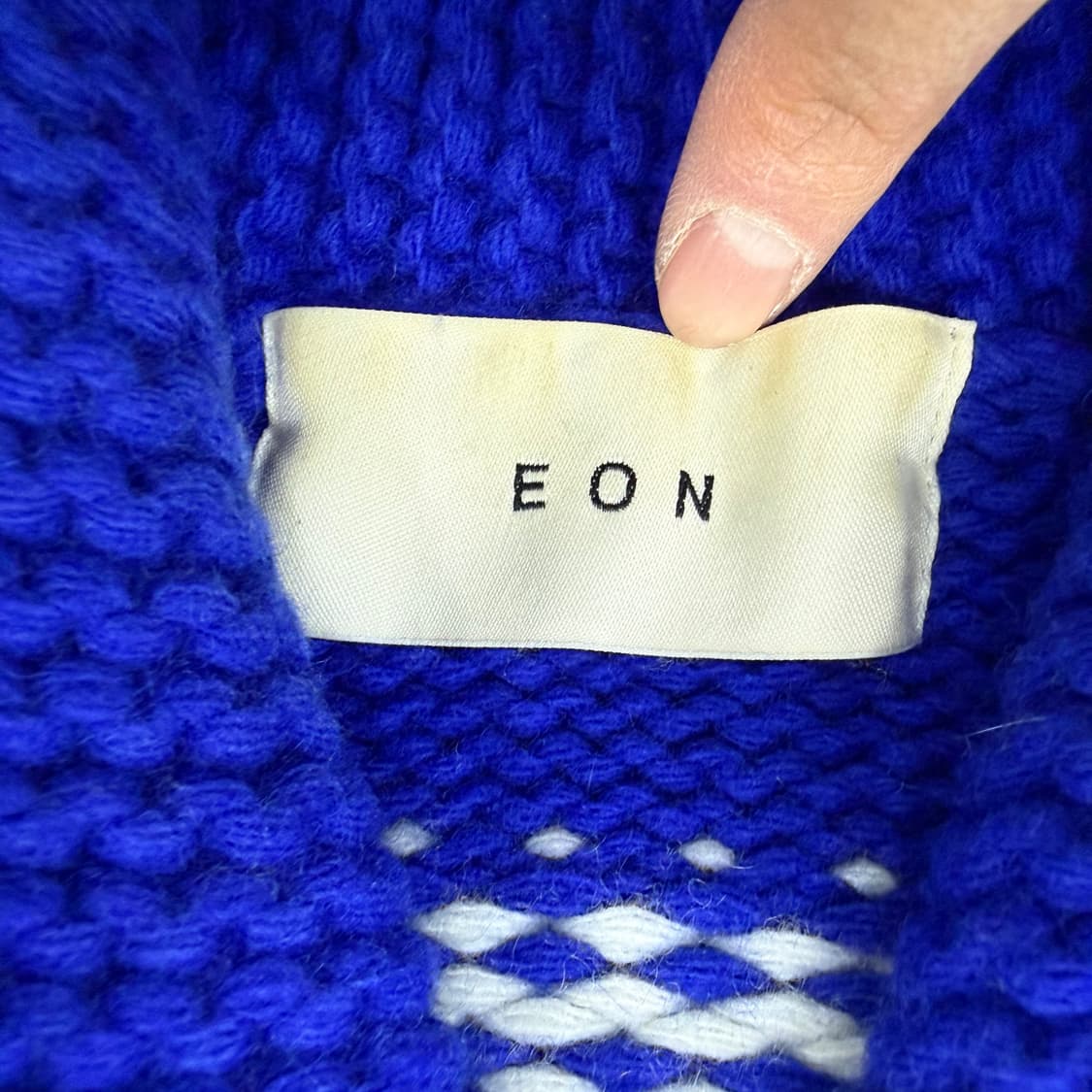 F 빈티지 코위찬 울 니트 집업 0126T1 상품이미지3