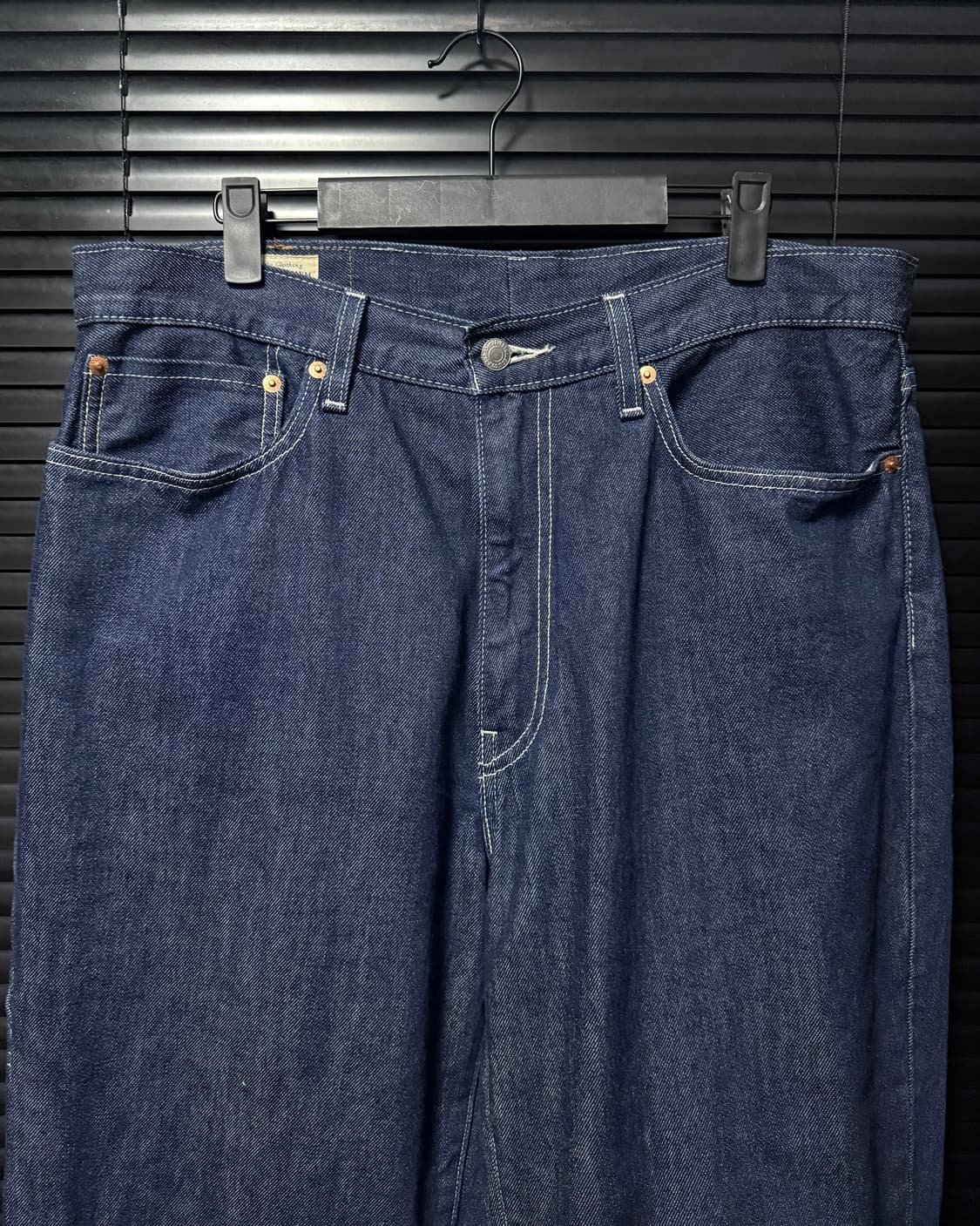 리바이스 562 진청 데님 릴렉스드 벌룬 테이퍼드 카팬더 워크 36 상품이미지3