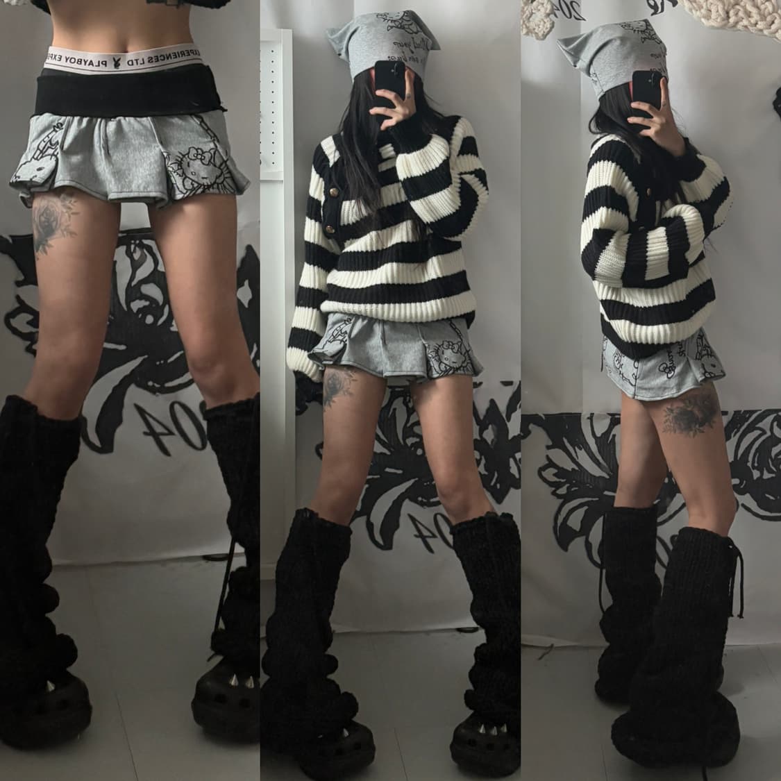 • Hello Kitty Banding Micro Mini Skirt 상품이미지2