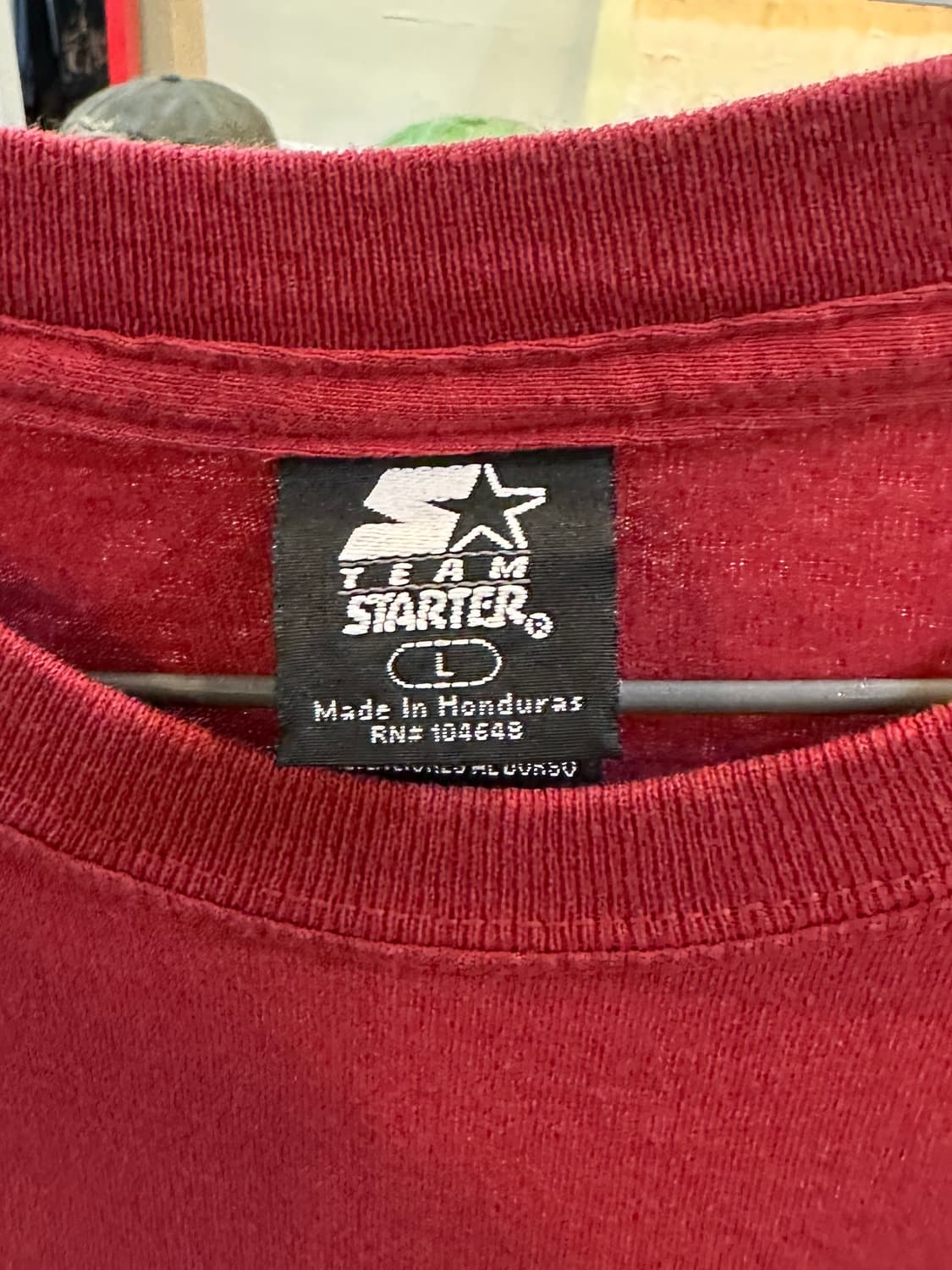 스타터 클리브랜드 농구팀 반팔 레드 L 상품이미지4