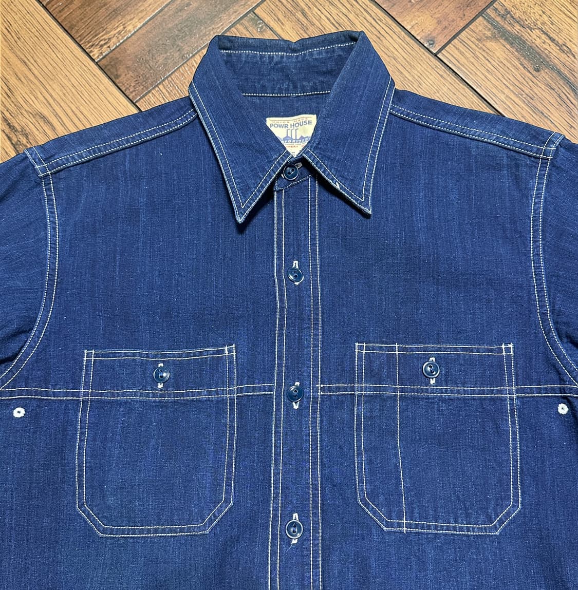 Powr house 토요엔터프라이즈 샴브레이 셔츠 상품이미지5