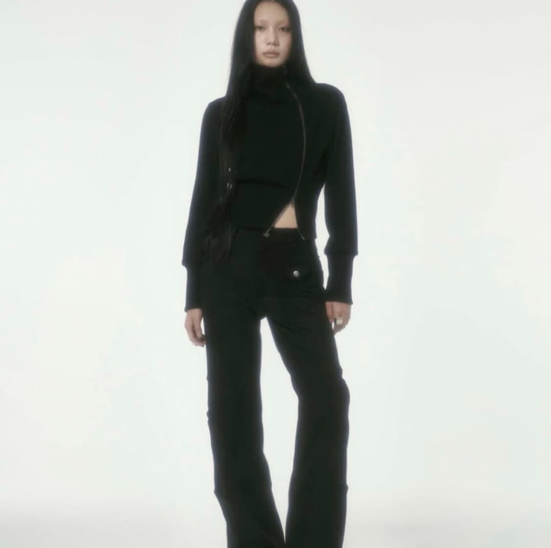 bonnae 울 언발란스 집업 상품이미지1