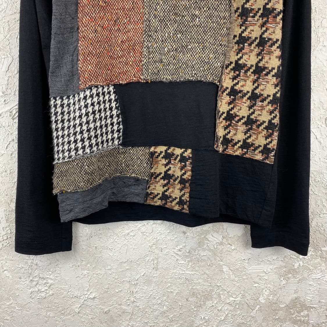 꼼 데 가르송 트리콧 패치워크 롱 슬리브 티셔츠 상품이미지3