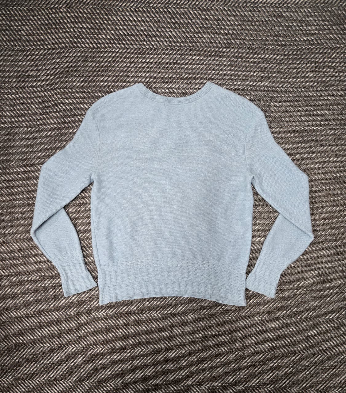 한섬 SJSJ 니트티 하늘색 모100%니트티 상품이미지2