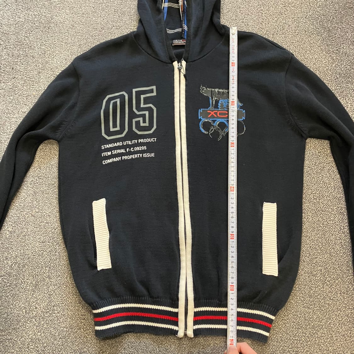 401 후부 푸부 니트 후드집업 상품이미지7