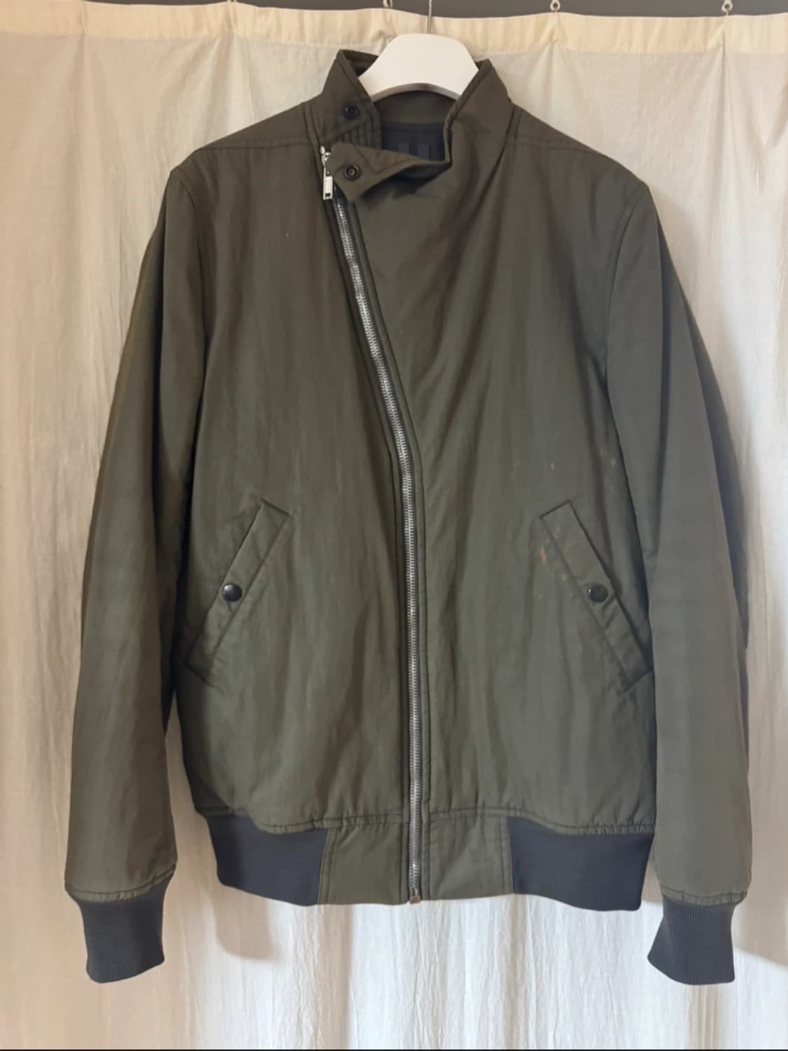 46) 릭오웬스 사선 ma-1 봄버 상품이미지1