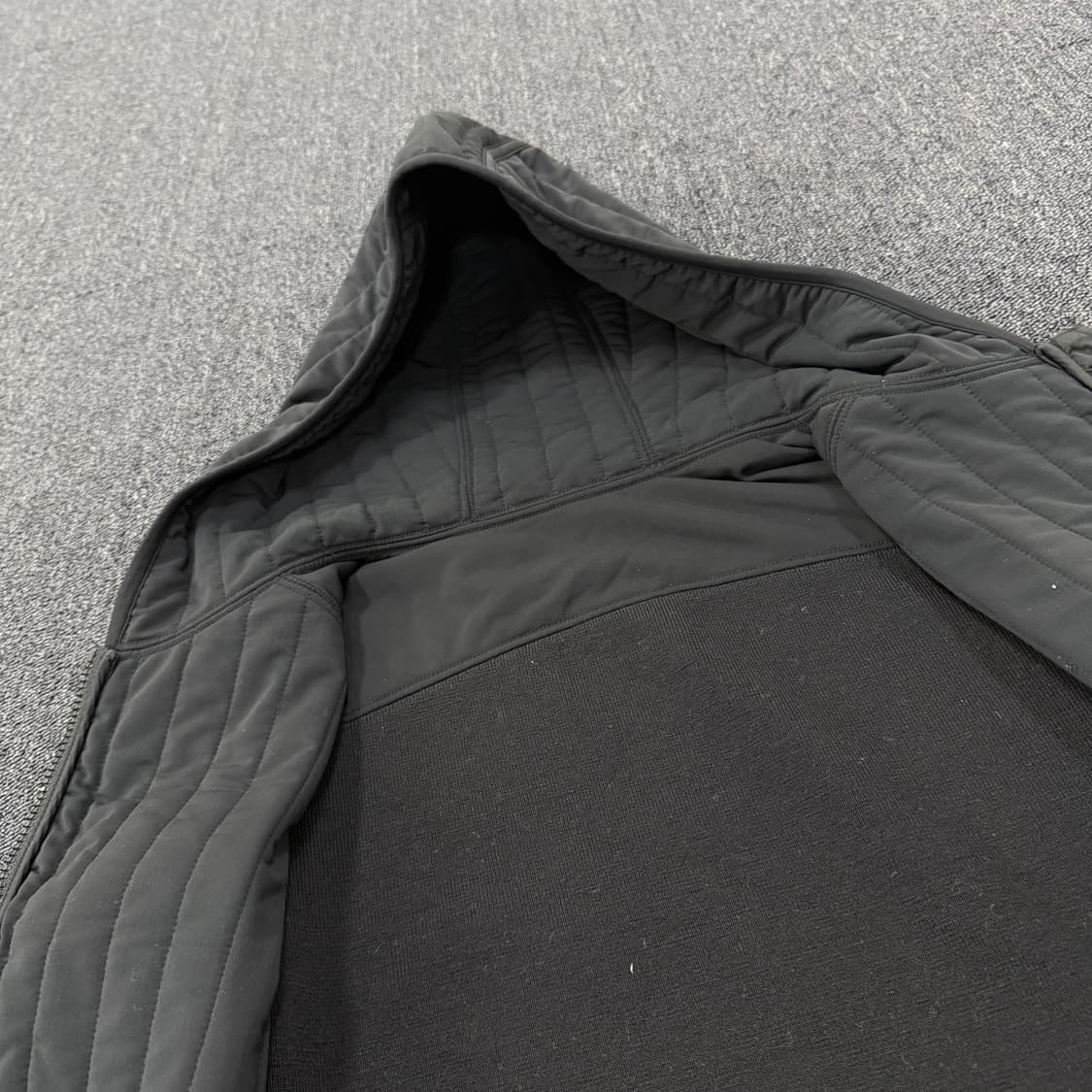 00s 프라다 플리스 퀼팅 후드 집업  상품이미지9