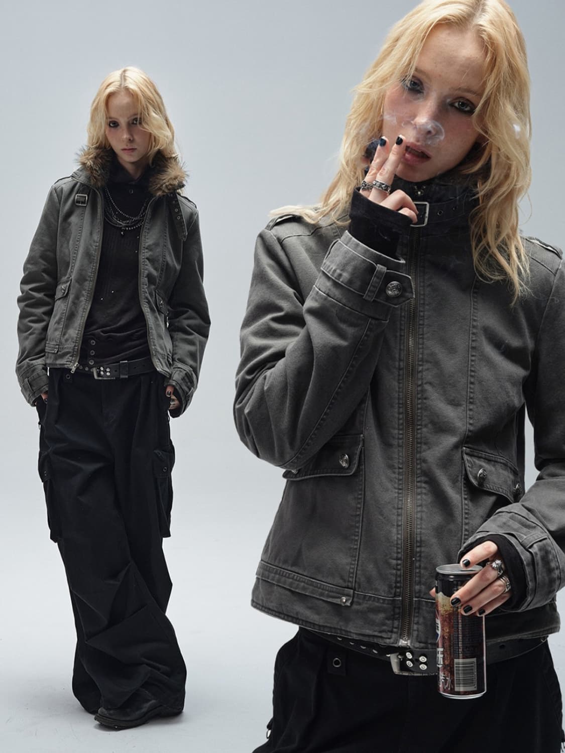 테스트메커니즘 wearandtear자켓 상품이미지1