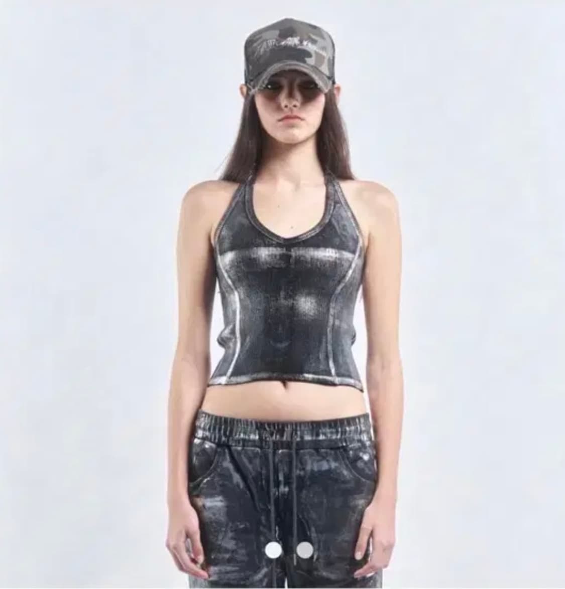 2000아카이브 홀터넥 탑 상품이미지1