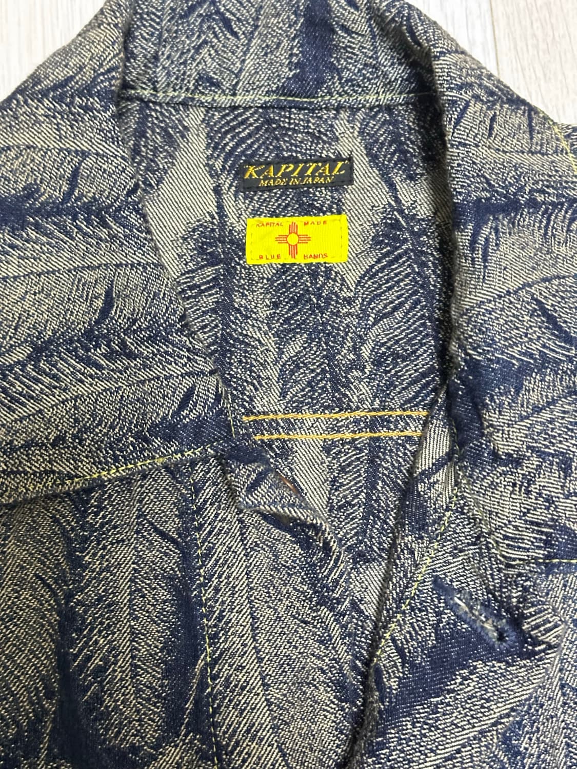 Kapital 12 oz. Feather Denim 3rd Jacket 상품이미지2