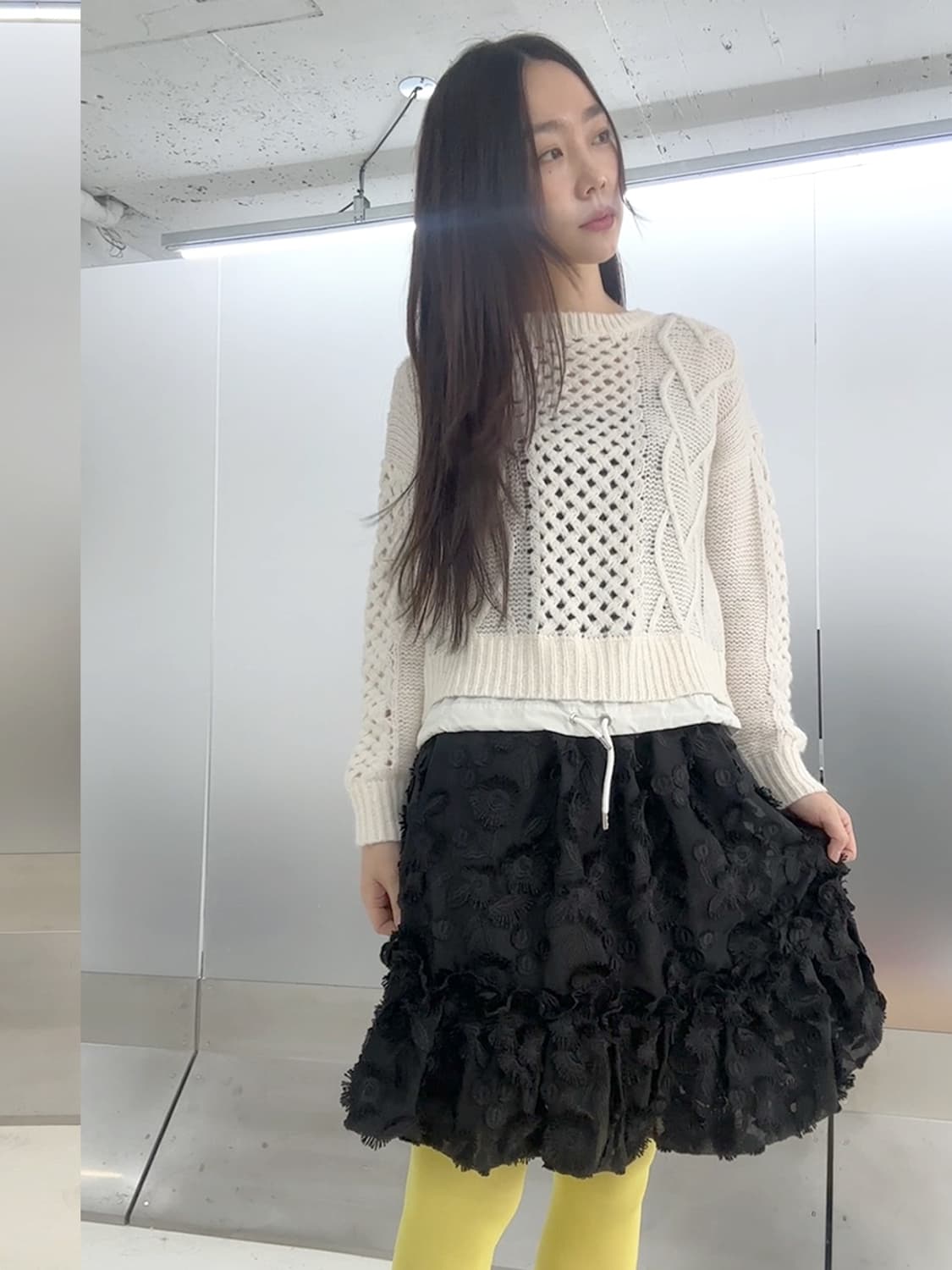 Diesel 나일론 와플 니트 상품이미지3