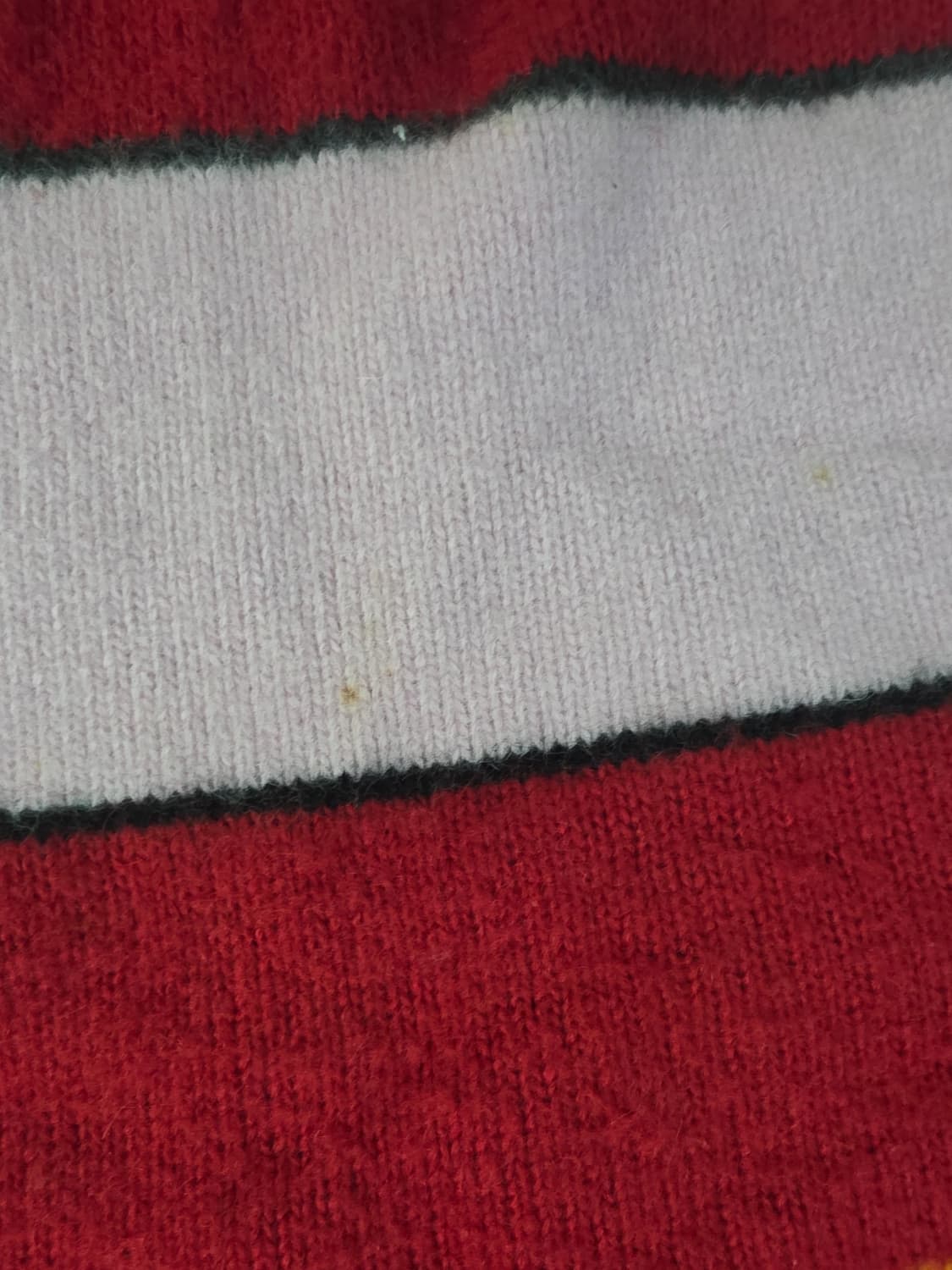 [Raf Simons] 라프시몬스 스트라이프 모헤어 컬러블럭 스웨터 상품이미지3