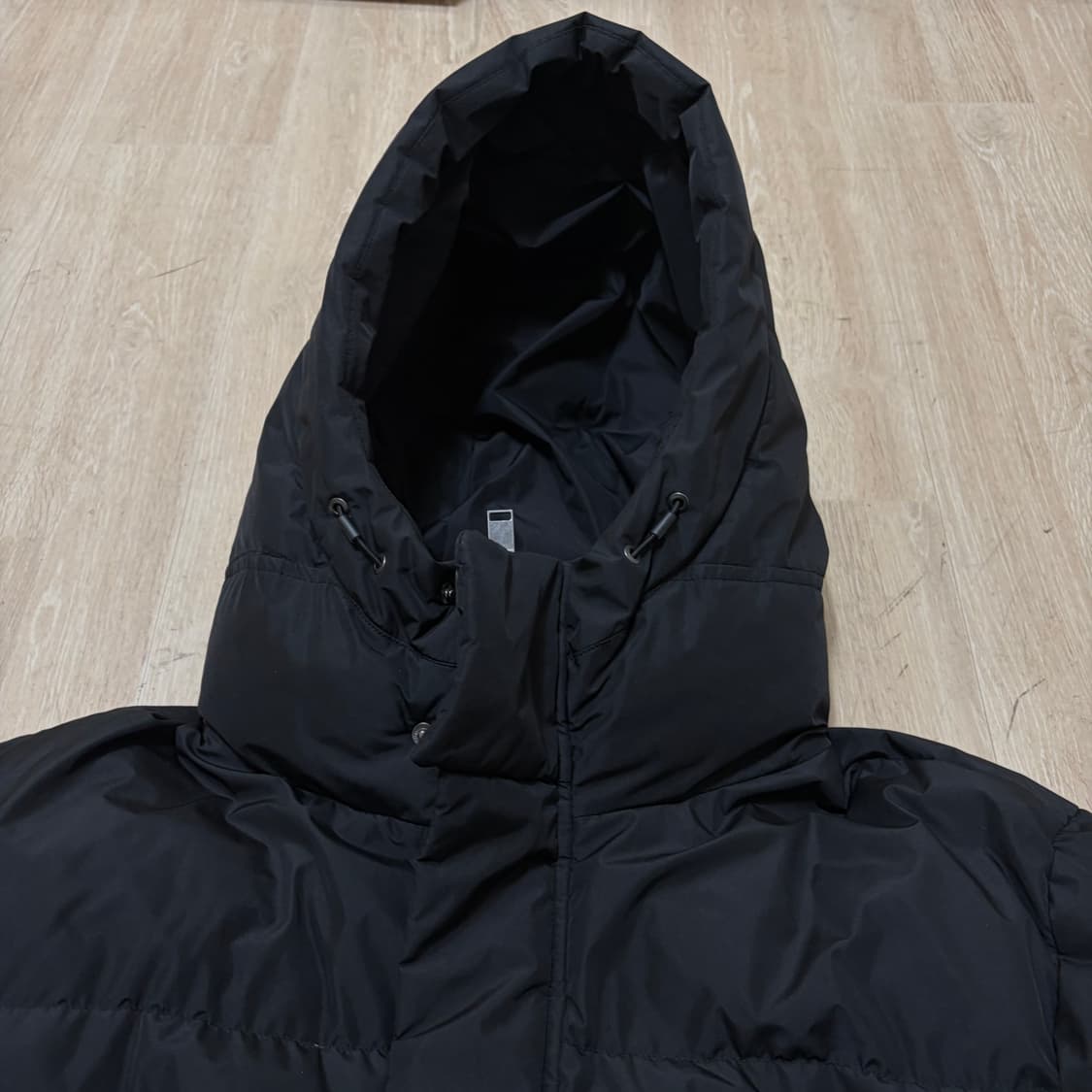 플랙 남성 헤비 덕다운 후드 롱패딩 L/100  상품이미지5