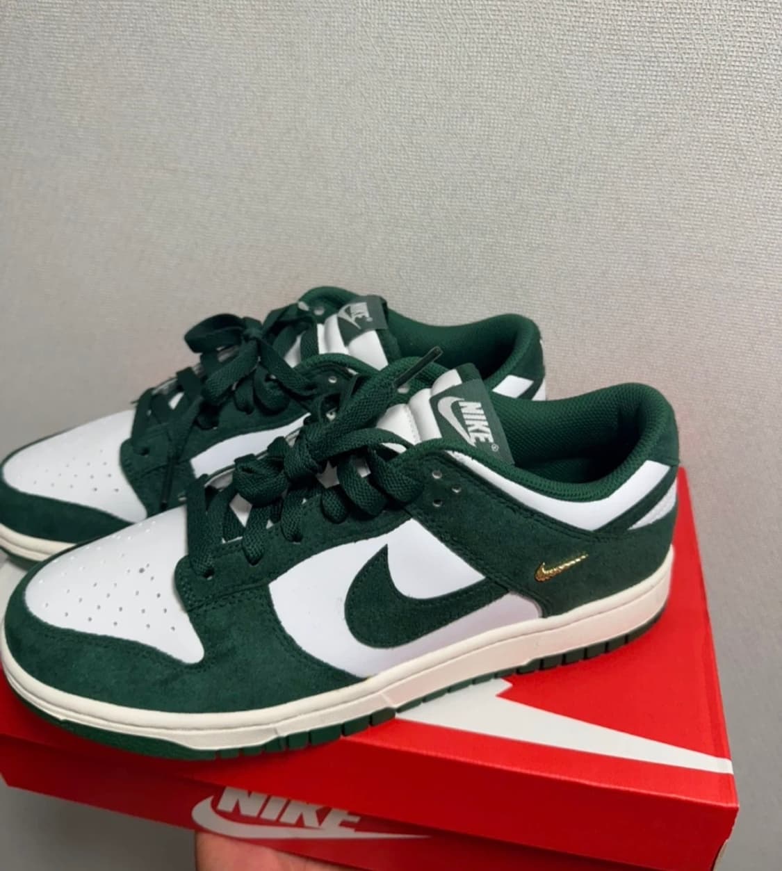 (W) 나이키 덩크 로우 서밋 화이트 조지 그린 270 상품이미지2