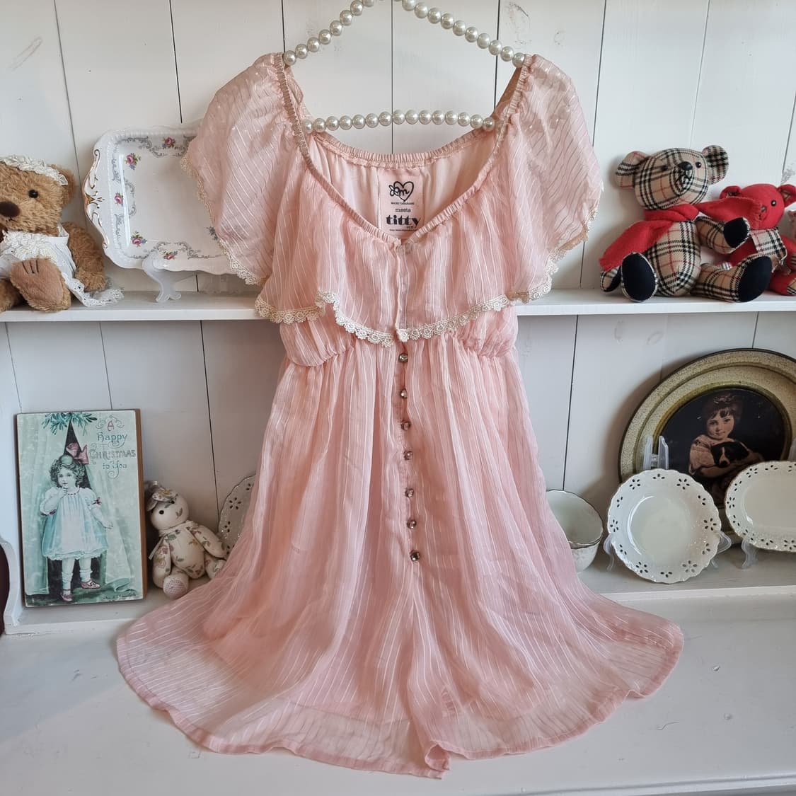 러플 쉬폰 원피스 상품이미지1