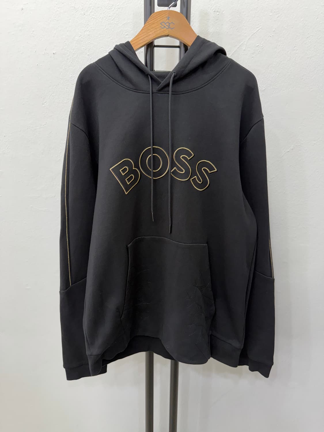 정품) 휴고보스 신형 남성 로고 후드티 L 상품이미지1