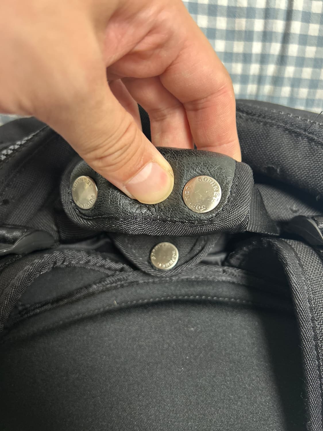 VISVIM 올드비즈빔 소프넷콜라보 발리스틱 올블랙 백팩 25L 상품이미지4