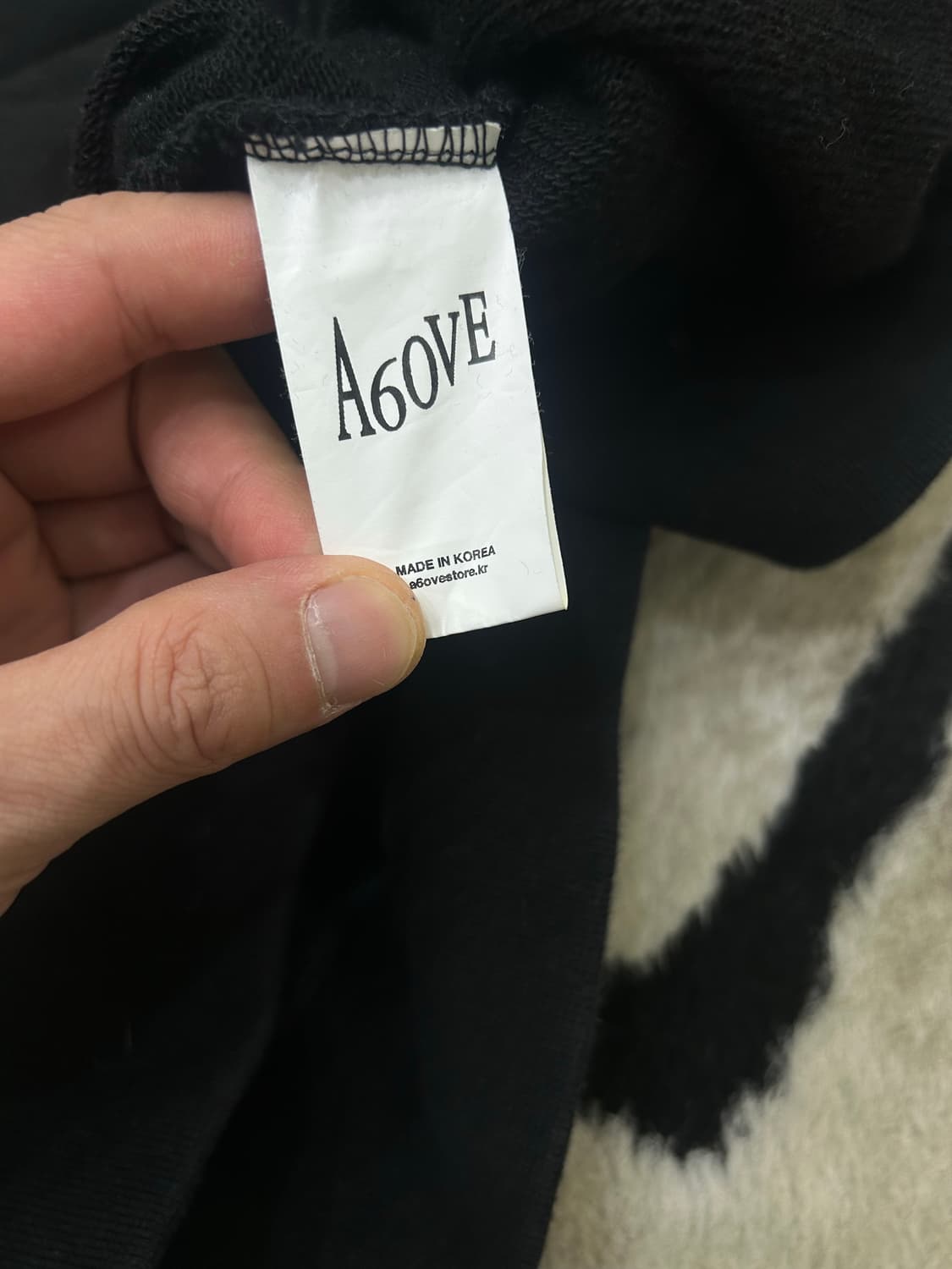 [L]A60ve 코리아좀비 헤비웨이트 후드/블랙 상품이미지6