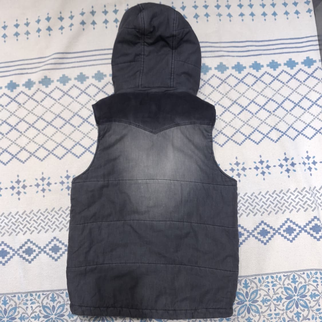 모디파이드 JP 피그먼트 그레이 워싱 스트릿 패디드 패딩조끼 패딩베스트 상품이미지4