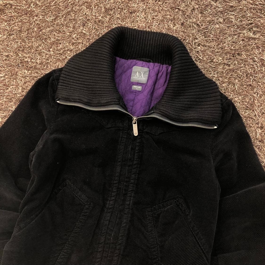 아르마니 익스체인지 투웨이 집업 하이넥 자켓 상품이미지4