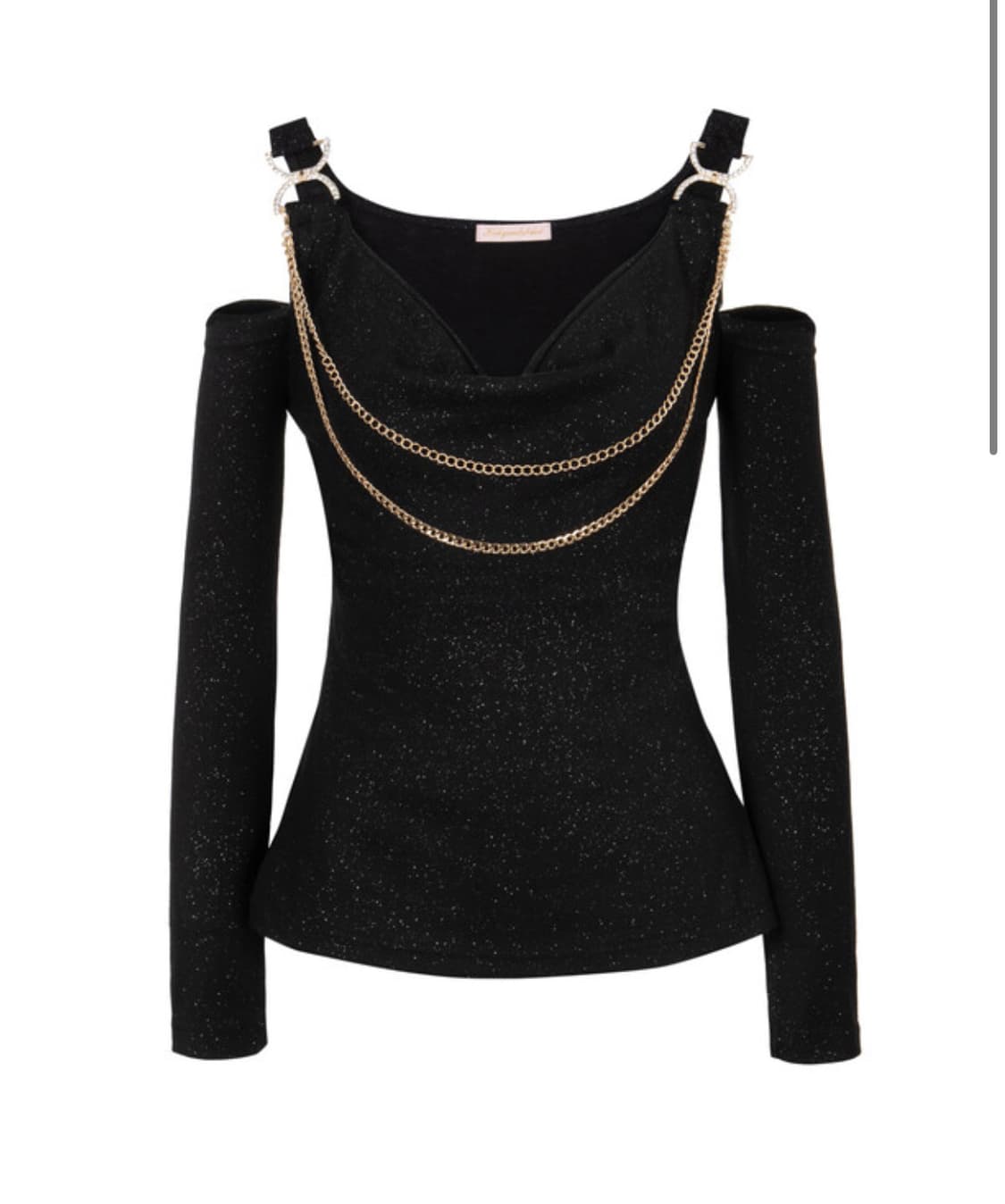 베이비메탈클럽 샤이니 돌 탑 블랙 상품이미지1