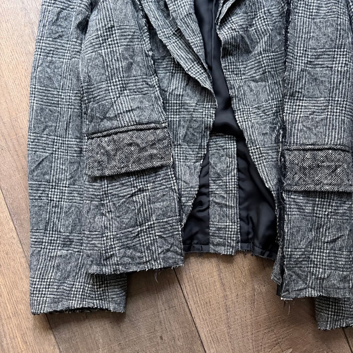 Docking Transformed Fulling Wool Jacket  상품이미지3