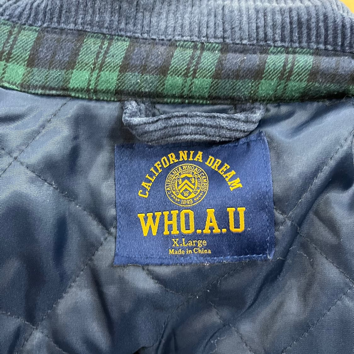 [정품/XL] 후아유 코듀로이 블루종 자켓 b18 상품이미지5