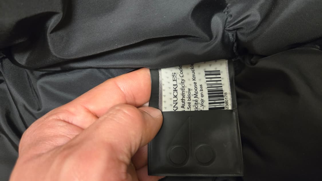 (정품)무스너클 스틸링 패딩 L 블랙 화이트퍼 신품급 컨디션! 교신O 상품이미지7