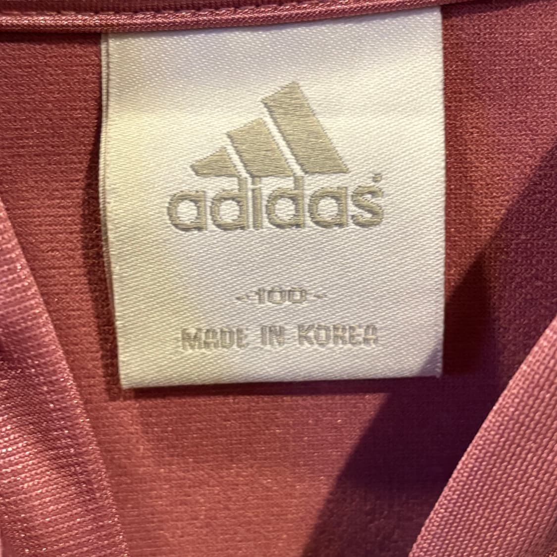 아디다스 유광 핑크 후드 큐빅 져지 상품이미지4