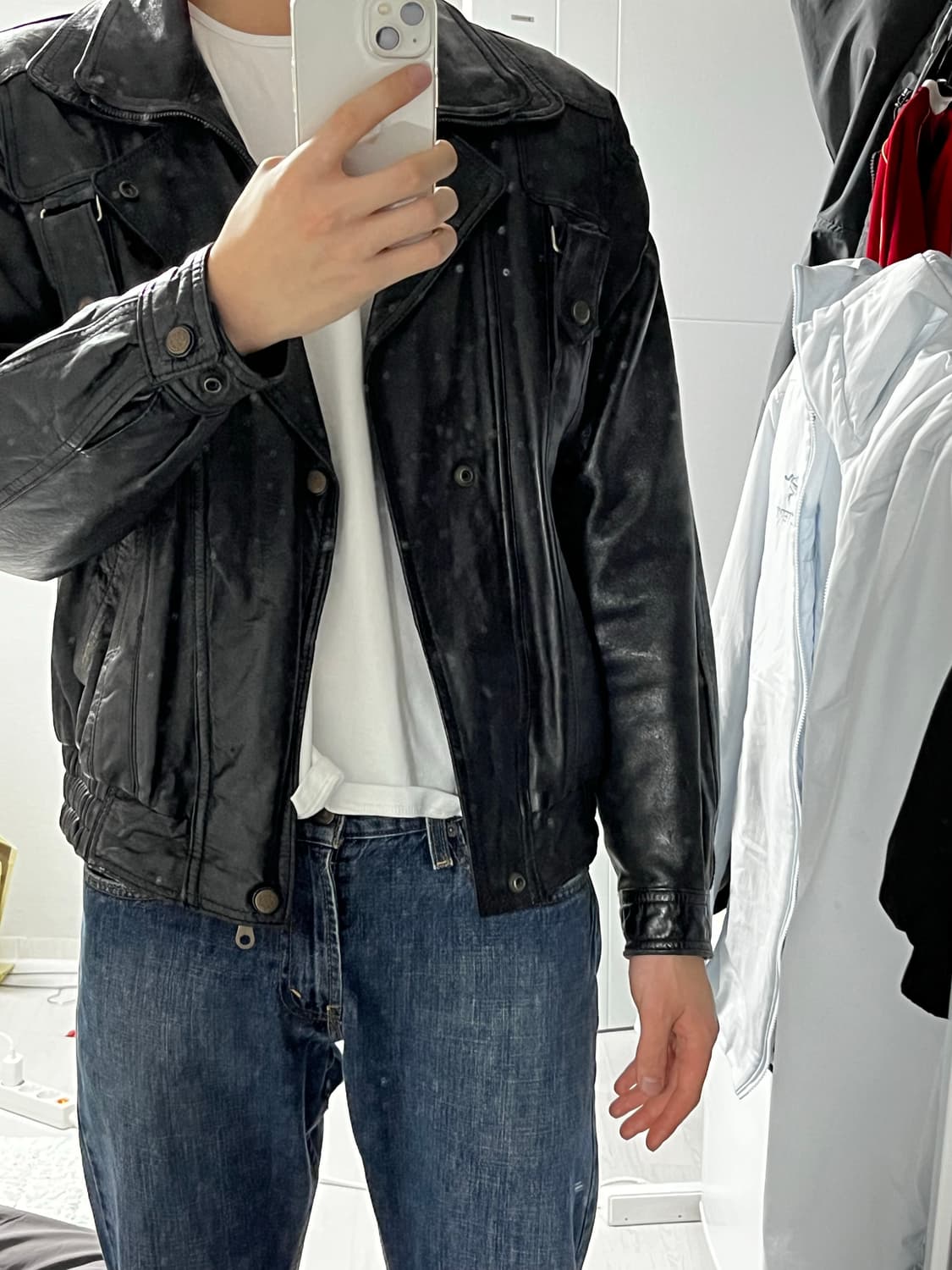 빈티지 양가죽 자켓 상품이미지8