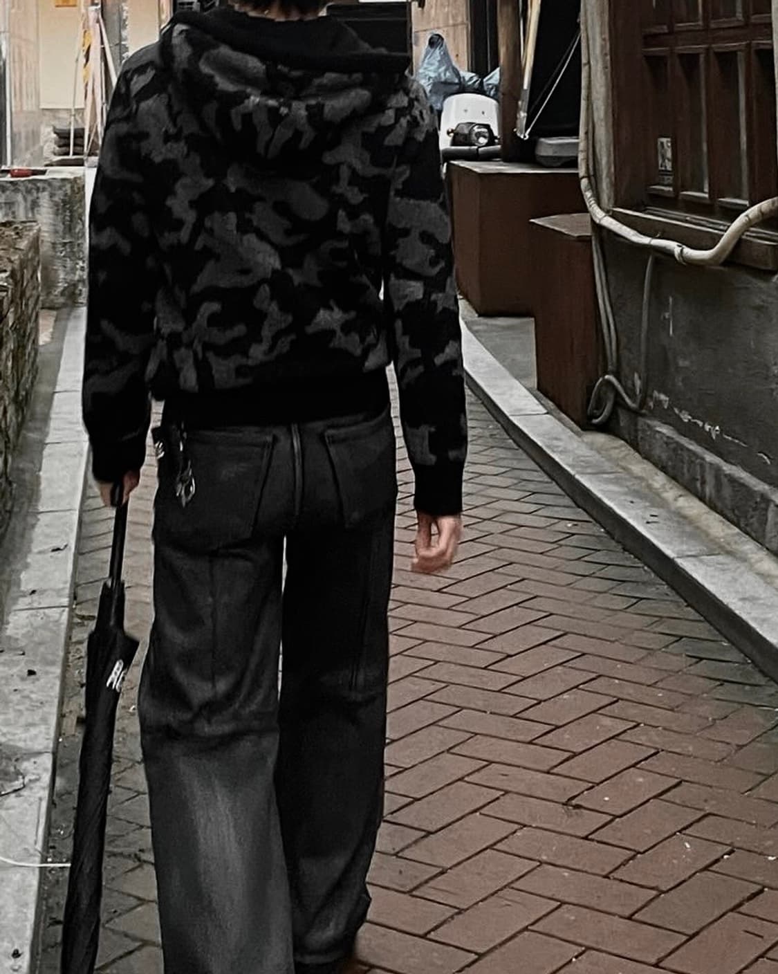 Philipp plein 카모 니트 후드집업 상품이미지4