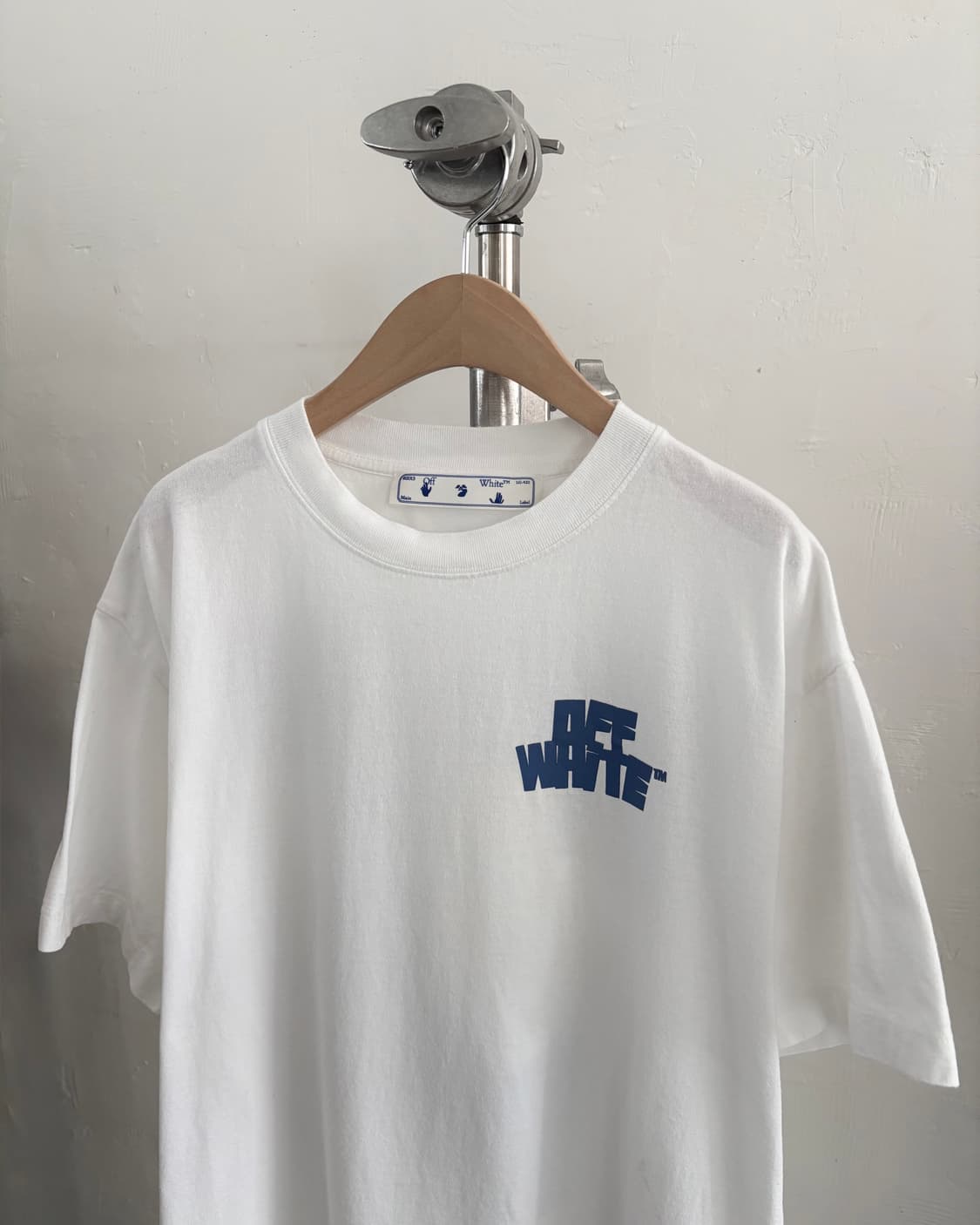 Off-White 오프화이트 화이트 핸드 애로우 티셔츠 상품이미지2