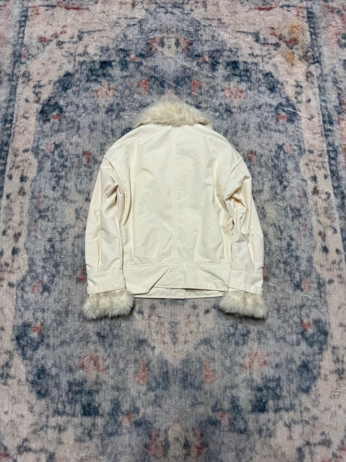 Armani ivory trimming fur jacket 상품이미지7