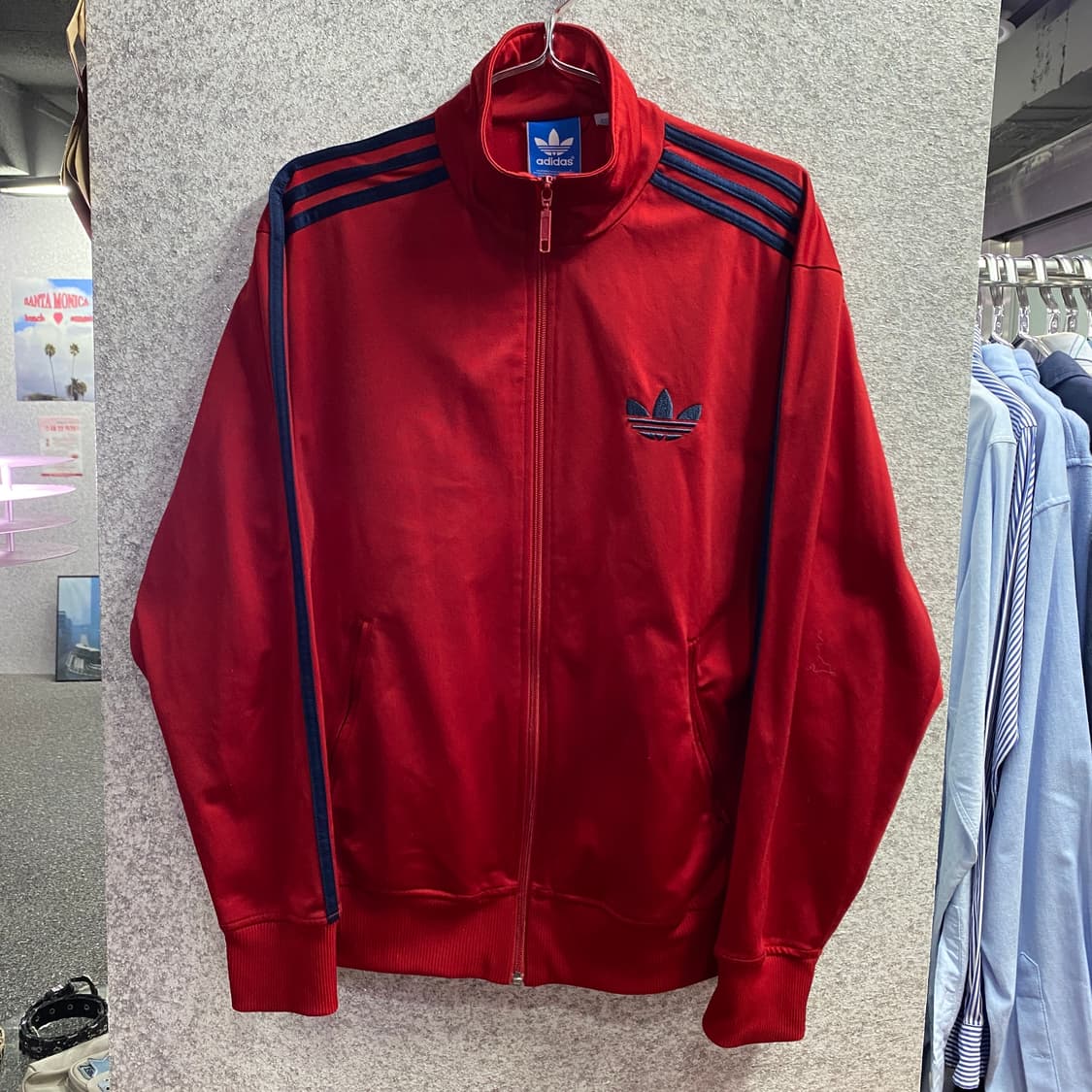 아디다스 파이어버드 네이비라인 레드 트랙탑 져지 B3826 상품이미지2