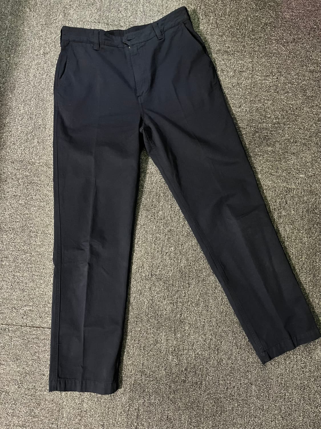 Drake’s 베이직 치노 플랫 프론츠 팬츠 네이비 상품이미지1