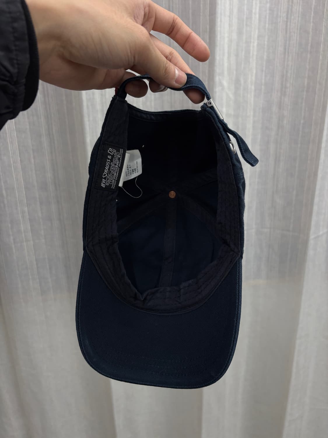 리바이스 빈티지 배트윙 로고 볼캡 모자 상품이미지4