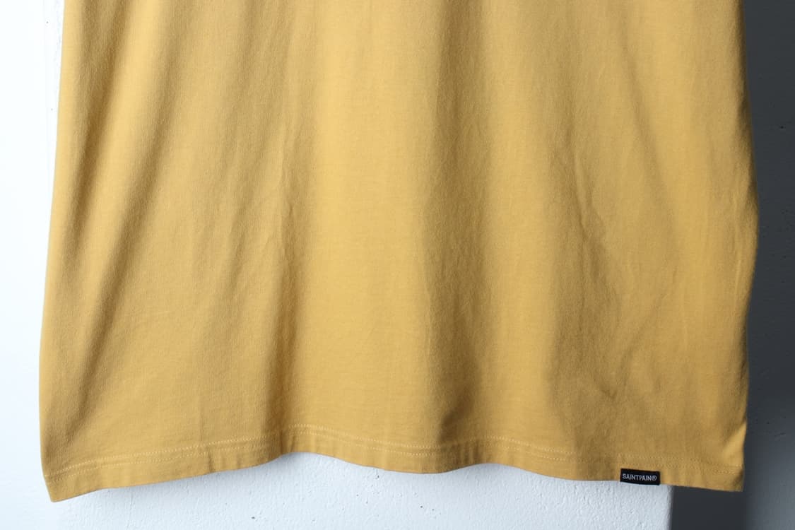 (L-XL) 세인트페인 반팔 티셔츠 빅로고 노랑 스트릿-H32427 상품이미지4