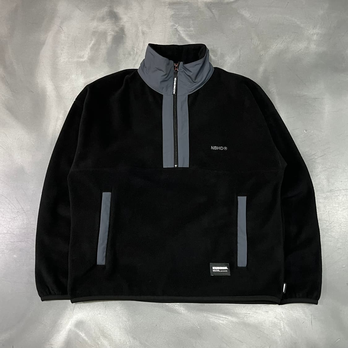  네이버후드 플리스 하프집 풀오버 y15960 상품이미지1