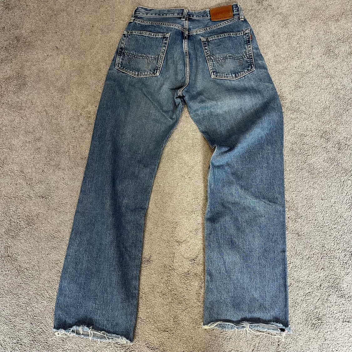 에드윈505 505X 셀비지 와이드핏 데님 팬츠(29) 상품이미지10