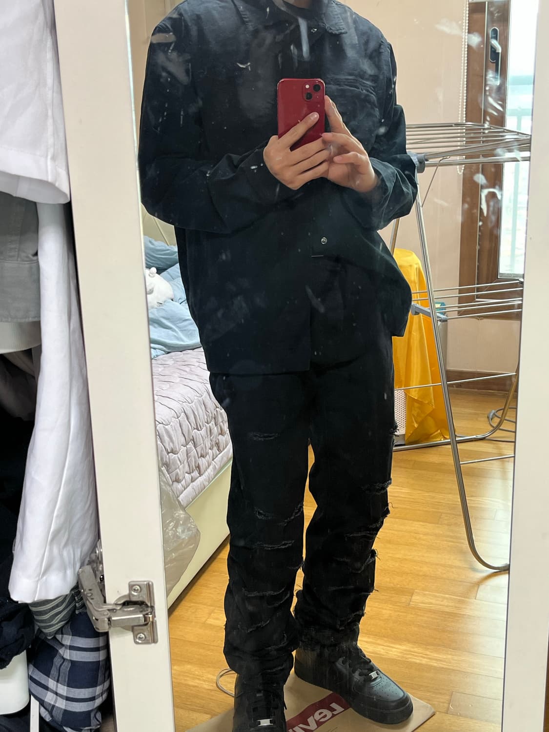 Undermycar damaged slim jeans 상품이미지6